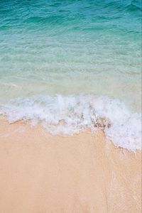 Preview wallpaper beach, sea, wave, water, sand