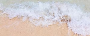 Preview wallpaper beach, sea, wave, water, sand