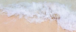 Preview wallpaper beach, sea, wave, water, sand