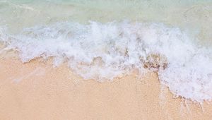 Preview wallpaper beach, sea, wave, water, sand