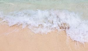 Preview wallpaper beach, sea, wave, water, sand