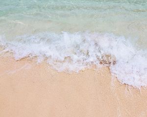 Preview wallpaper beach, sea, wave, water, sand