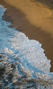 Preview wallpaper beach, shore, waves, water, sand