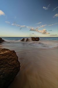 Preview wallpaper beach, stones, water, sea, coast