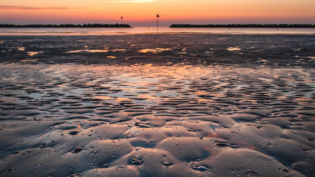 Wallpaper beach, water, sand, coast, shallow