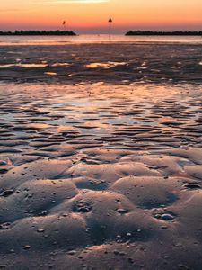 Preview wallpaper beach, water, sand, coast, shallow