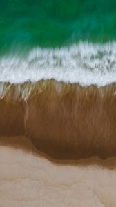 Preview wallpaper beach, wave, blur
