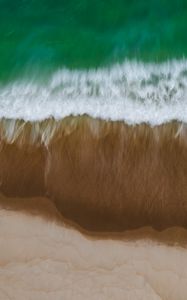 Preview wallpaper beach, wave, blur