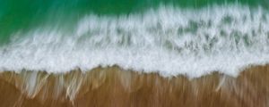 Preview wallpaper beach, wave, blur