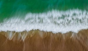 Preview wallpaper beach, wave, blur