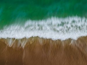 Preview wallpaper beach, wave, blur