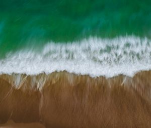 Preview wallpaper beach, wave, blur