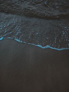 Preview wallpaper beach, wave, sea, water, sand