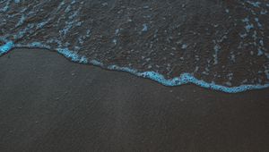Preview wallpaper beach, wave, sea, water, sand