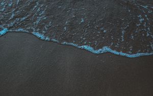 Preview wallpaper beach, wave, sea, water, sand
