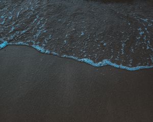 Preview wallpaper beach, wave, sea, water, sand