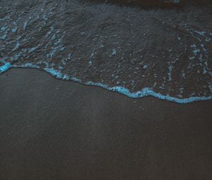 Preview wallpaper beach, wave, sea, water, sand