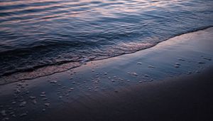 Preview wallpaper beach, wave, surf, water, sand
