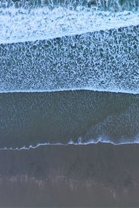 Preview wallpaper beach, waves, aerial view, sea, surf