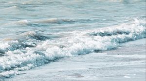Preview wallpaper beach, waves, water, sea, shore