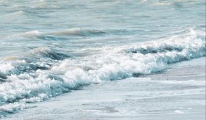 Preview wallpaper beach, waves, water, sea, shore