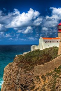 Preview wallpaper beacon, rock, portugal, height