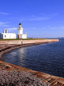 Preview wallpaper beacon, stones, embankment