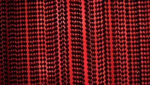 Preview wallpaper beaded curtain, black, red