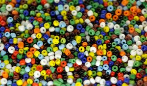 Preview wallpaper beads, colorful, lots