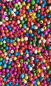 Preview wallpaper beads, colorful, varicoloured