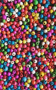 Preview wallpaper beads, colorful, varicoloured