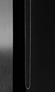 Preview wallpaper beads, dark, bw, wall