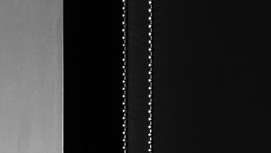 Preview wallpaper beads, dark, bw, wall