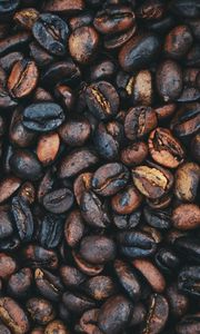 Preview wallpaper bean, coffee, coffee beans, grain, macro