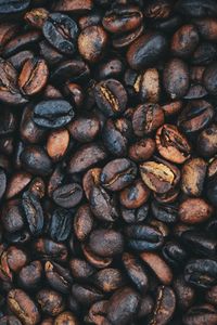 Preview wallpaper bean, coffee, coffee beans, grain, macro