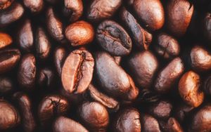 Preview wallpaper beans, coffee beans, coffee, macro