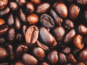 Preview wallpaper beans, coffee beans, coffee, macro