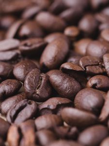 Preview wallpaper beans, coffee beans, macro, coffee