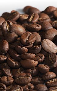 Preview wallpaper beans, coffee, brown, macro