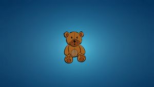 Preview wallpaper bear, drawing, vector, art, minimalism