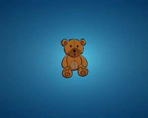 Preview wallpaper bear, drawing, vector, art, minimalism