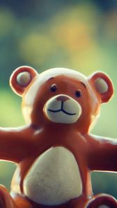 Preview wallpaper bear, gift, doll