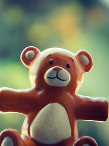 Preview wallpaper bear, gift, doll