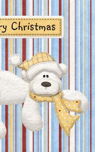 Preview wallpaper bear, picture, card, strip