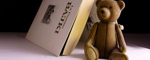 Preview wallpaper bear, toy, book