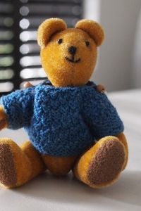 Preview wallpaper bear, toy, jacket