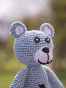 Preview wallpaper bear, toy, knitted