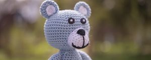 Preview wallpaper bear, toy, knitted