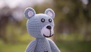 Preview wallpaper bear, toy, knitted