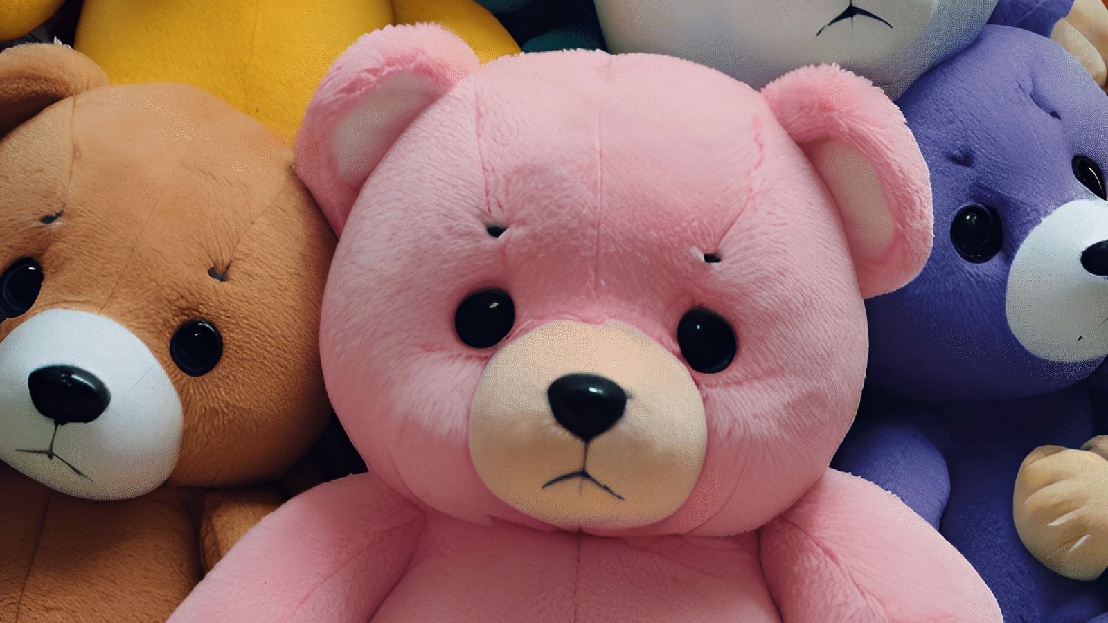 1600x900 Wallpaper bears, teddy bears, toys, cute